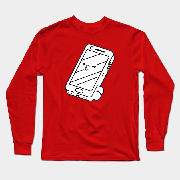 Mobilebutt Long Sleeve T-Shirt by Feefafoozle